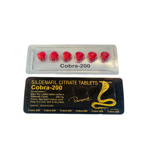 Cobra 200 Tablets Sildenafil Citrate