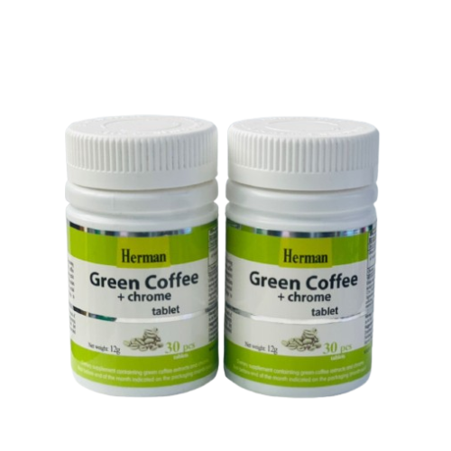 Green Coffee + Chrome Tablets (Pack of Two)