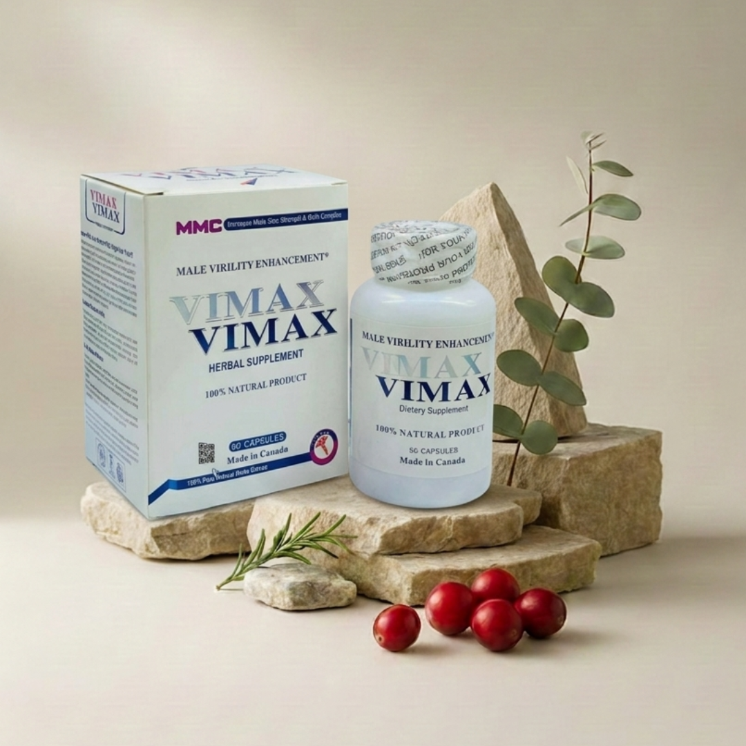 Vimax herbal supplement capsules for male vitality stamina and performance support UAE